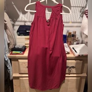Old Navy Backless Red Dress